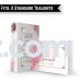 Empty Pink Neshek Box for 2 Standard Tealights