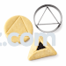 4 inch Hamantash Cookie Cutter