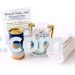 Shalach Manos Set - Al Netilas Yadayim Kvort (Cup), Towel, Drink, in a Plastic Container