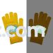 Am Yisrael Chai Glow in the Dark Glove Orange - CLEARANCE