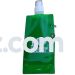 Green - I Love Hebrew School Foldable Water Bottle with Keychain