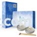 Blue - 'Am Yisrael Chai' Neshek Candlelighting Kit [w/ 2 Tealights + Matches + Striker]