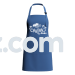 Navy Blue Cotton Challah Bake Apron with Pocket