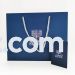Large Chanukah Blue Gift Bag (13.75W x 10.1H x5D)