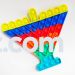 Menorah Push Pop Fidget
