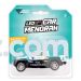 LED LIGHT UP CAR MENORAH ON PICKUP TRUCK - White / Blue
