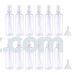 12 Pack 50ML Clear Spray Bottles with One Funnel