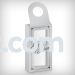 EMPTY Purim Vertical Silver Wine Hanger Box 3.5x7 in Shaloch Manos