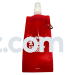 Red - I Love Hebrew School Foldable Water Bottle with Keychain