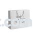 NEW! STRONGER Silver-Edged Shabbat Shalom Gift Bags 8.3H x 10.4W x 3.1D (Smallest)