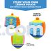 6.75" Stuff Your Own Plush Dreidel – Zipper Pouch Only