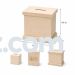 Build & Decorate Your Own Wooden Tzedakah Box - (4.6L x 2.9W x 4.4H)