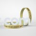 SHARE YOUR LIGHT and Am Yisrael Chai Linen Bracelet with Brown writing