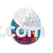 Color / Tie-Dye Your Own Alef Beis Yarmulkas - Size 4