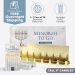 Prepacked Tin Mivtzoim Menorah Kit With Tall 5" Candles - 50/Case [FREE OVERNIGHT USA SHIPPING]