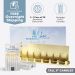 Am Yisrael Chai Tin Mivtzoim Menorah Kit With Tall 5" Candles - 60/Case [FREE OVERNIGHT USA SHIPPING]