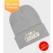 Neon Grey Happy Chanukah Beanie - Regular Embroidery [Min. 5 Beanies]