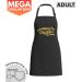Black w/ Golden Logo - Adult Mega Challah Bake Apron