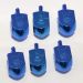 Blue Metallic Plastic Dreidel