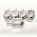 Silver Metallic Plastic Dreidel 