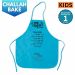 Light Blue - Nonwoven Kids Challah Bake Apron w/ Recipe [Yields 1 Challah]
