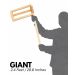 Purim Wooden Rachet Gragger™  – Giant (2.4 ft / 28.8") 
