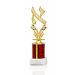Red - Hebrew School Graduation Aleph Trophy (Size: 8")