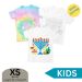 XSmall KIDS Chanukah  Tshirt - Color / Tie-Dye your own