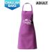 Purple - Cotton Adult Challah Bake Apron