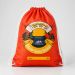 Orange - Camp Gan Israel Drawstring Bag w/ Circle Logo