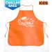 Orange - Nonwoven Kids Challah Bake Apron