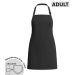 Black - Cotton Adult Blank Apron