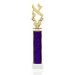 Purple - Hebrew School Graduation Aleph Trophy (Size: 12.25")