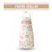 Beige - Jadore Challah Adult Apron - Ships from CA & NJ