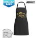 Black w/ Golden Logo - Adult Challah Bake Apron