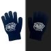 Chanukah Am Yisrael Chai Glow in the Dark Adult Size Glove Dark Blue