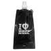 Black - I Love Hebrew School Foldable Water Bottle with Keychain