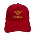 Red Baseball Cap Embroidered Chabad Logo