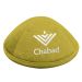 Gold Chabad Yarmulkas Size 4