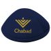 Blue Chabad Yarmulkas Size 4