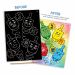 Chanukah Dreidel Scratch Art 