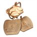 EMPTY “A Gift From Chabad” Apple Shaped Basket / Challah Tray