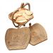 EMPTY “L’Shana Tova (With Chabad Logo)” Apple Shaped Basket / Challah Tray