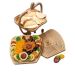 FILLED “A Gift From Chabad” Apple Shaped Dried Fruit Platter – SHIPS INDIVIDUALLY TO ADDRESSES