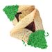 10lb Bulk Hamantashen (not individually wrapped) with Green Sprinkle Dairy-Free, Nut-Free approx 110-120 pieces