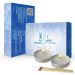 Blue - 'Am Yisrael Chai' Neshek Candlelighting Kit [w/ 2 Tealights + Matches + Striker]