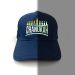 Happy Chanukah Glow in Dark Baseball CAP Navy