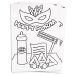 Purim Bulk Sand Art Sheets 5x7 Inch