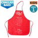 Red - Nonwoven Kids Challah Bake Apron w/ Recipe [Yields 1 Challah]
