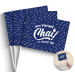 Laminated Am Yisrael Chai Flag - Ships From CA & PA